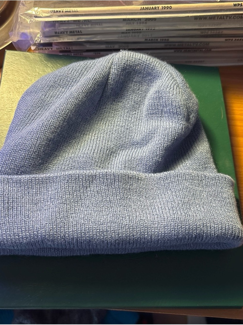 Bloomingdale’s NYC east side store purchased….Classic Black Knit Beanie vintage